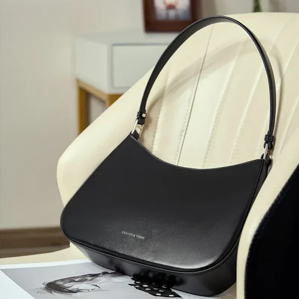 100% Cow Leather Handbag Women Genuine Leather Shoulder Bag Natural High Quality Famous Designer Ladies Casual Tote Bag