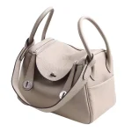 100% Cow Leather Lady Lindi Bag Brand Shoulder Messenger Bag Luxury Handbags Women Genuine Leather Luxury Designer Doctor Bag