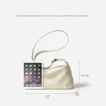 2026 New Cowhide Tote Bag Fashionable and Versatile Commuter Bag Small and Luxury Shoulder Bag