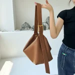 2026 New Fashion Casual Tote Bag Women Handbags Soft Leather Large Capacity Single Shoulder Bag Female Crossbody Handbag