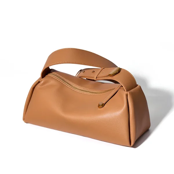2026 New Fashion Simple Boston Bag Genuine Leather Women Tote Bag Large Capacity Handbag Ladies Fashion Shoulder Bag
