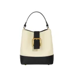 2026 New Large Capacity Soft Cowhide Bucket Bag Fashionable and Versatile Commuter Shoudler Bag Advanced Feeling Handbag
