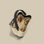 2026 New Large Capacity Soft Cowhide Bucket Bag Fashionable and Versatile Commuter Shoudler Bag Advanced Feeling Handbag