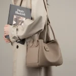 2026 New Vegetable Basket Fashion Large Capacity Women's Shoulder Bag Real Leather Bag for Lady Simple Fashion Bucket Bag