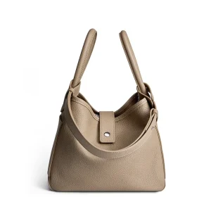 2026 New Vegetable Basket Fashion Large Capacity Women's Shoulder Bag Real Leather Bag for Lady Simple Fashion Bucket Bag