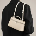 2026 New Women's Bags Genuine Leather Lunch Box Bags Small Square Bags Simplicity Girl Messenger Bags Fashion Handbag
