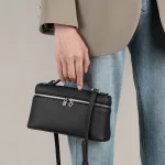 2026 New Women's Bags Genuine Leather Lunch Box Bags Small Square Bags Simplicity Girl Messenger Bags Fashion Handbag