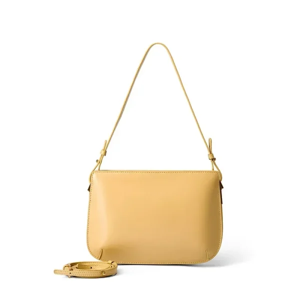 2026New Women's Light Luxury Underarm Bag Vintage Leather Crossbody Bags for Women Female Small Square Bag Clutch Bags