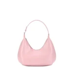 2026 New Women's One Shoulder Bag Half Moon Women Bag Female Fashion Split Leather Underarm Pouch