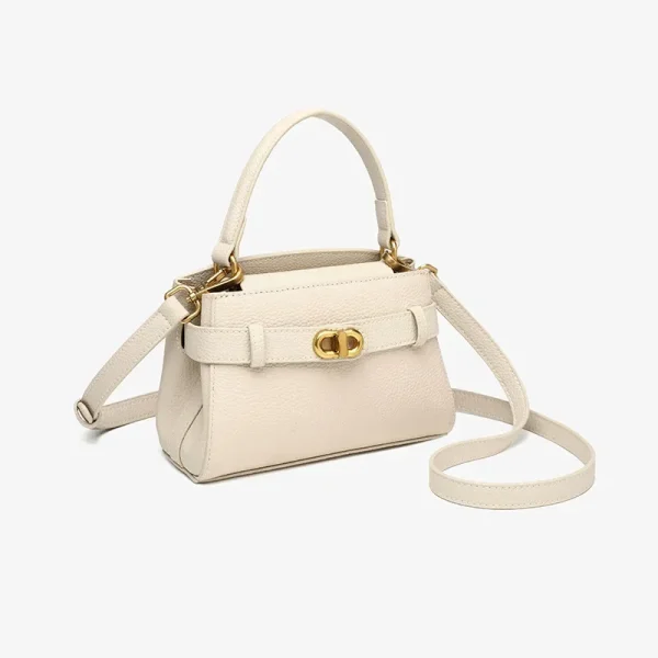 2026 Solid Color Fashion Simple Ladies Handbag Bag Real Cowhide Leather Clutches Shoulder Women Crossbody Bag