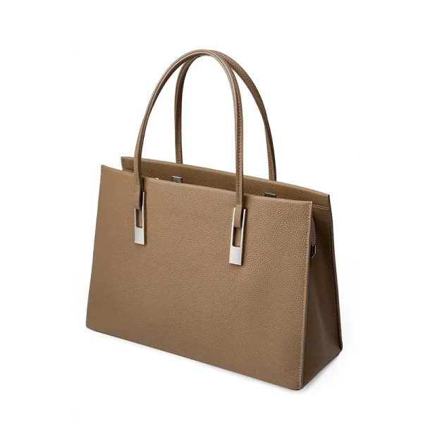 2026 Summer New Tote One-shoulder Genuine Leather Women's Bags Fashion Commute Handbags High Quality Shoulder Bag