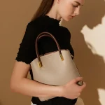 2026 Top Layer Cowhide Vegetable Basket Genuine Leather Bucket Bag for Women Tote Bags Shoulder Cowhide Bag for Women