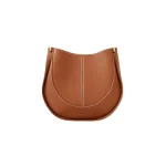 2026 Women Cowhide Saddle Bag Fashion Ladies Shoulder Bag Simple Leather Shoulder Crossbody Bag for Women