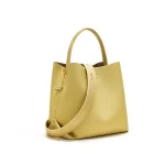 Genuine Leather Bucket Bag Fashion Handbags for Women Designer Luxury Shoulder Crossbody Tote Bags with Cartoon Pendant 2022 New