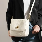 New 2026 Fashion ClassicsTote Bag High Quality Shoulder Bag Solid Color Quality Soft Leather Crossbody Lady Travel Tote Bag