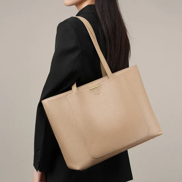 Women's Bags Fashion Commute Handbags Travel Tote Bag100% Genuine Leather Bag Large Women Leather Handbags