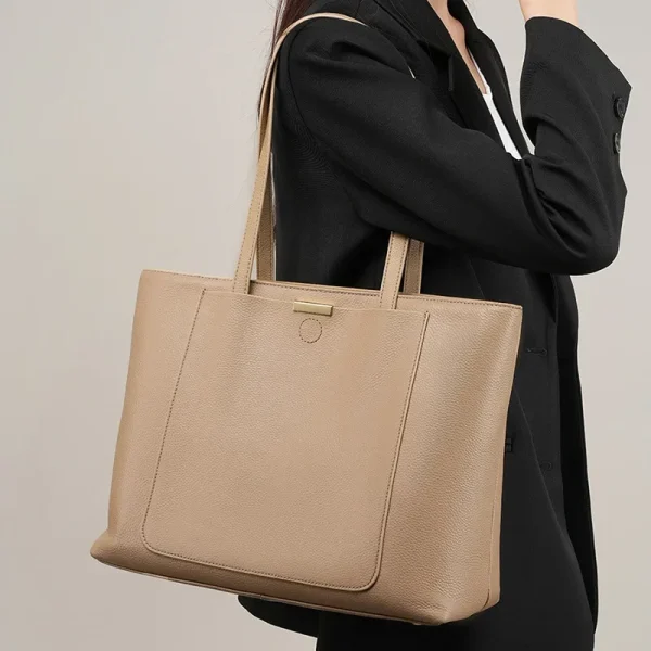 Women's Bags Fashion Commute Handbags Travel Tote Bag100% Genuine Leather Bag Large Women Leather Handbags